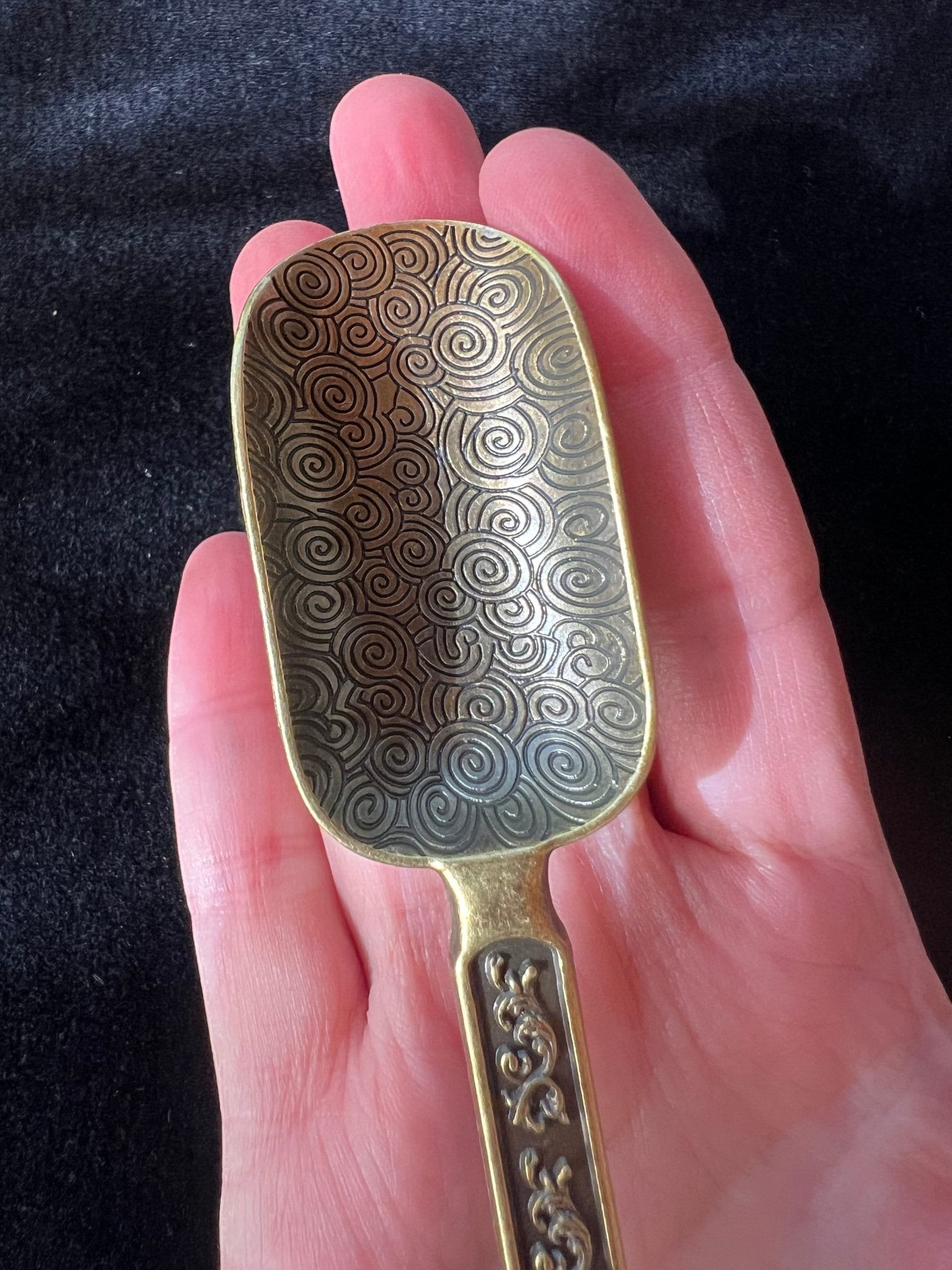 Ash Spoon | Japanese Incense Ceremonies | Brass | 6 inches long - The Incense Stick