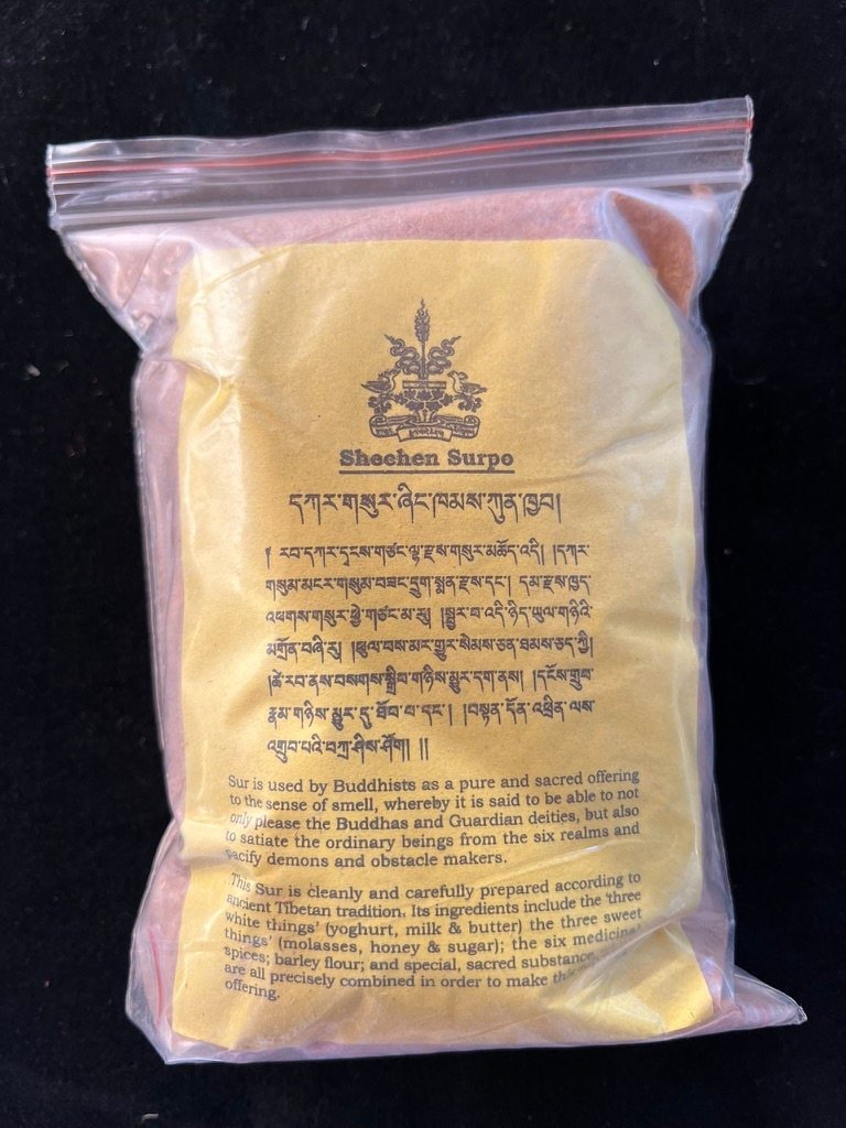 Shechen Serpoe Powder| Nepalese Incense Powder | 195 grams | Sur Poe | Shechen Monastery - The Incense Stick