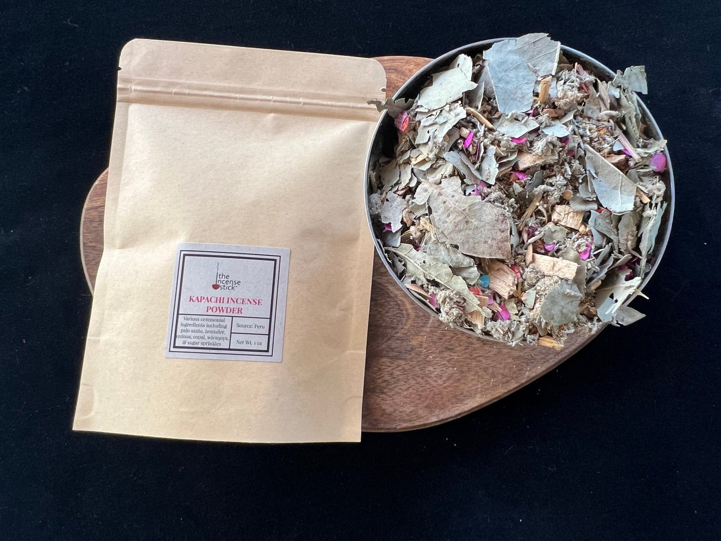 Kapachi Incense Powder| 1 oz | Peru | Various ingredients | Zipper Pouch - The Incense Stick