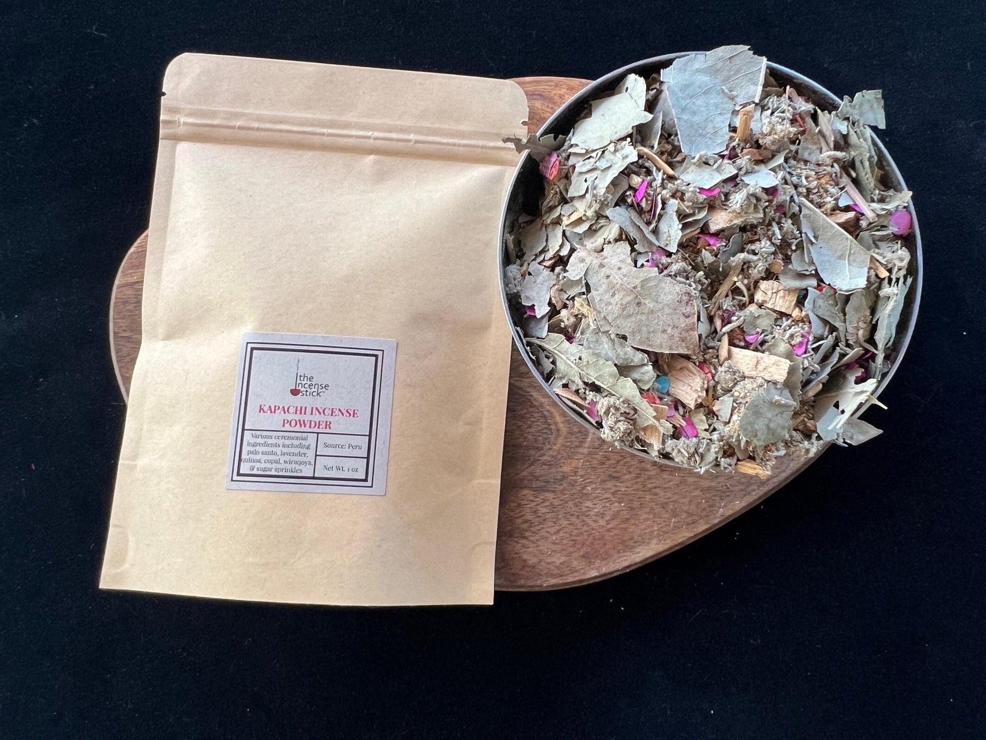 Kapachi Incense Powder| 1 oz | Peru | Various ingredients | Zipper Pouch - The Incense Stick